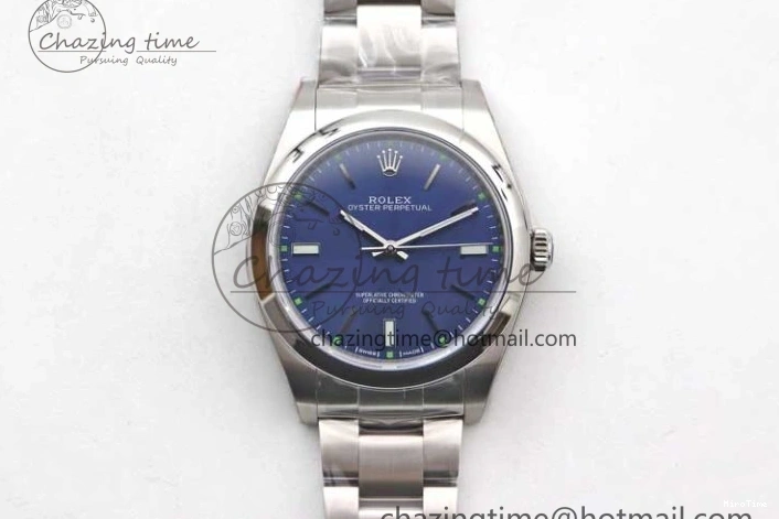 MiroTime 0105 Oyster Perpetual 39mm 114300 EWF 1:1 Best Edition 904L Steel Blue Dial on SS Bracelet SA WaterResistant 2005